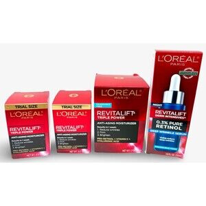 L’Oréal Revitalift Derm Intensives Retinol Night Serum + Moisturizer + 2 Trial